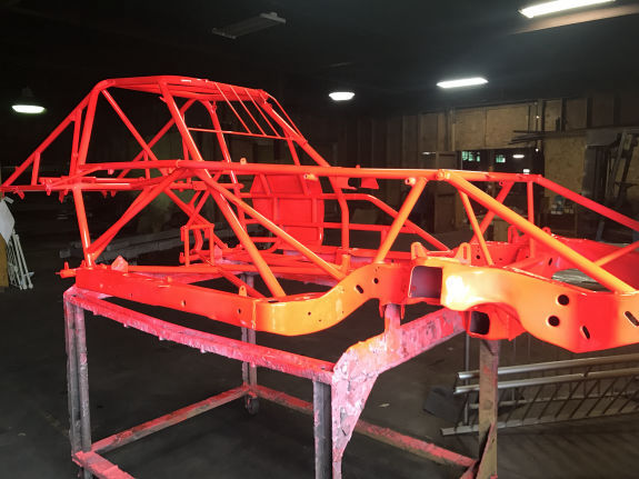 stock car chassy powder coating services